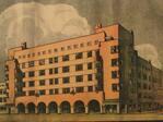 Blok noordzijde, tekening van Kruyswijk.
<br/>
Gert-Jan Lobbes, 1923